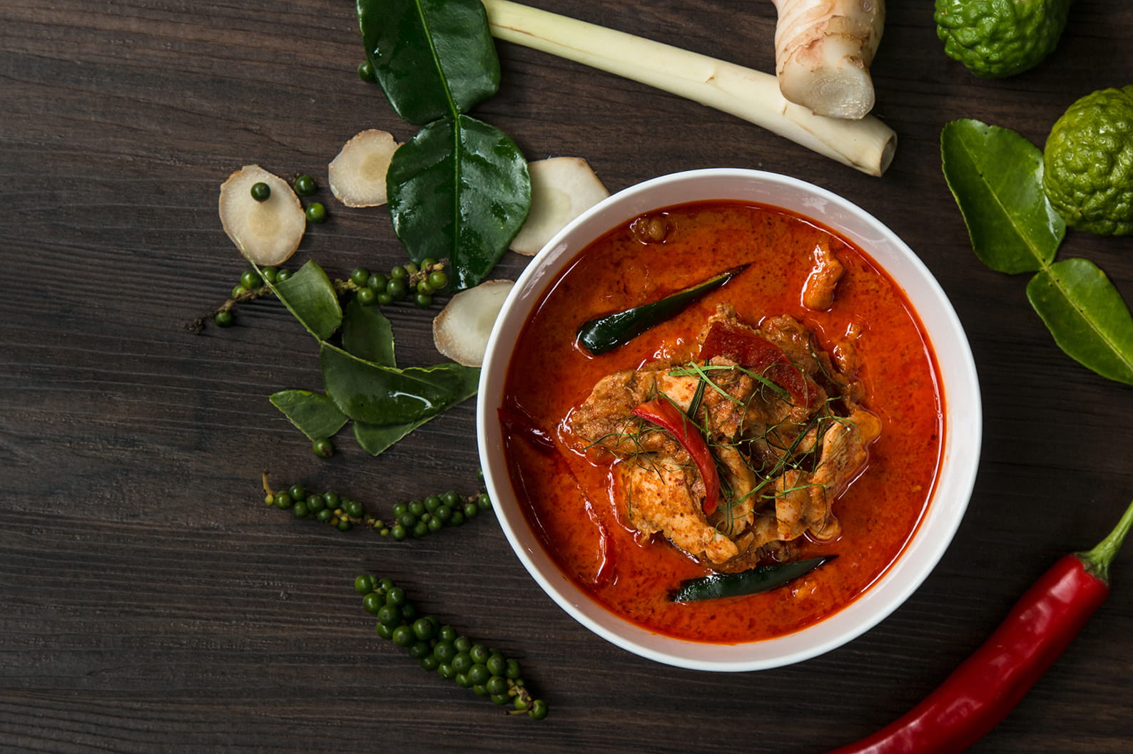 Brut with Spicy Soup