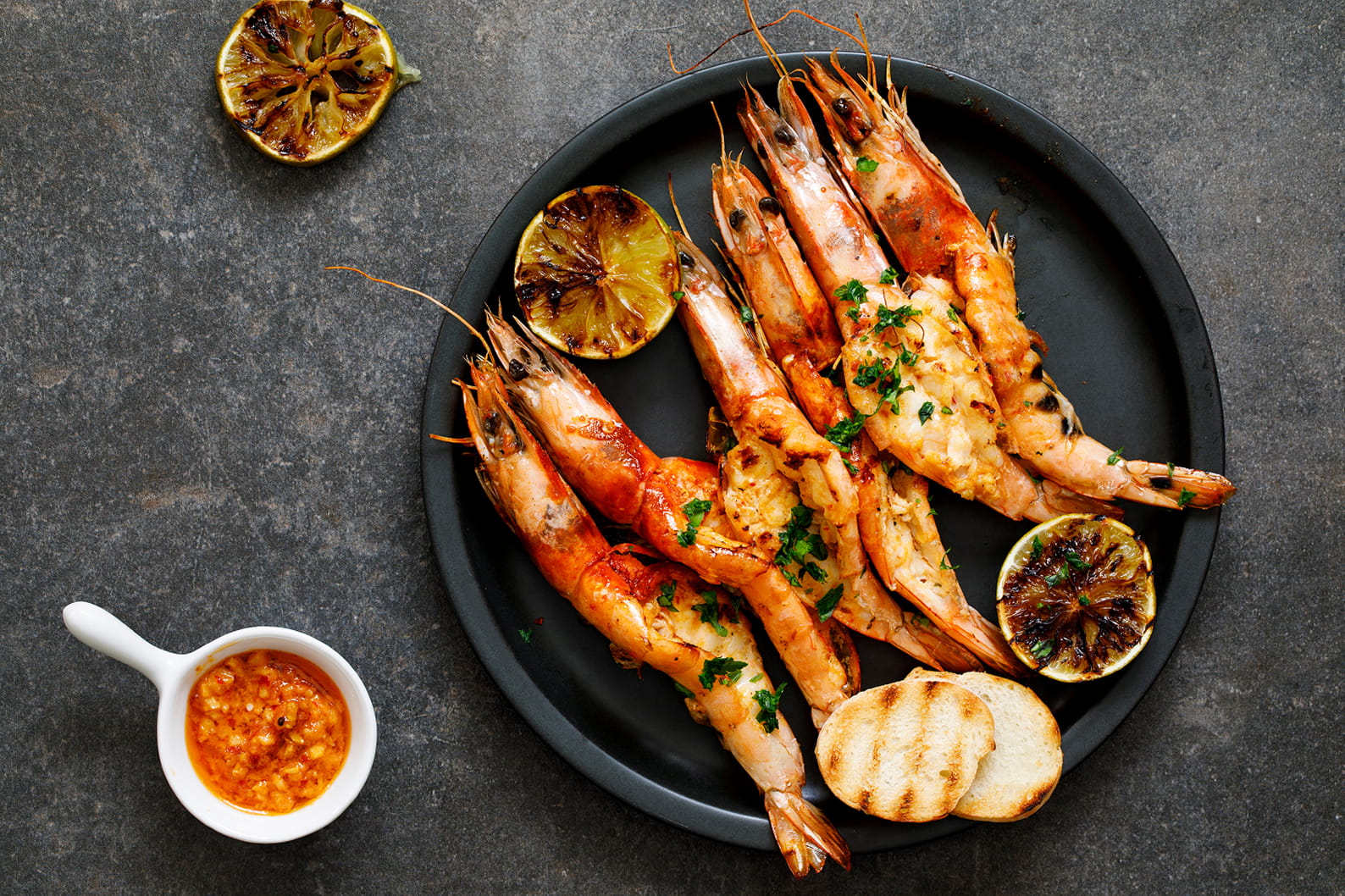 Rose with Prawns