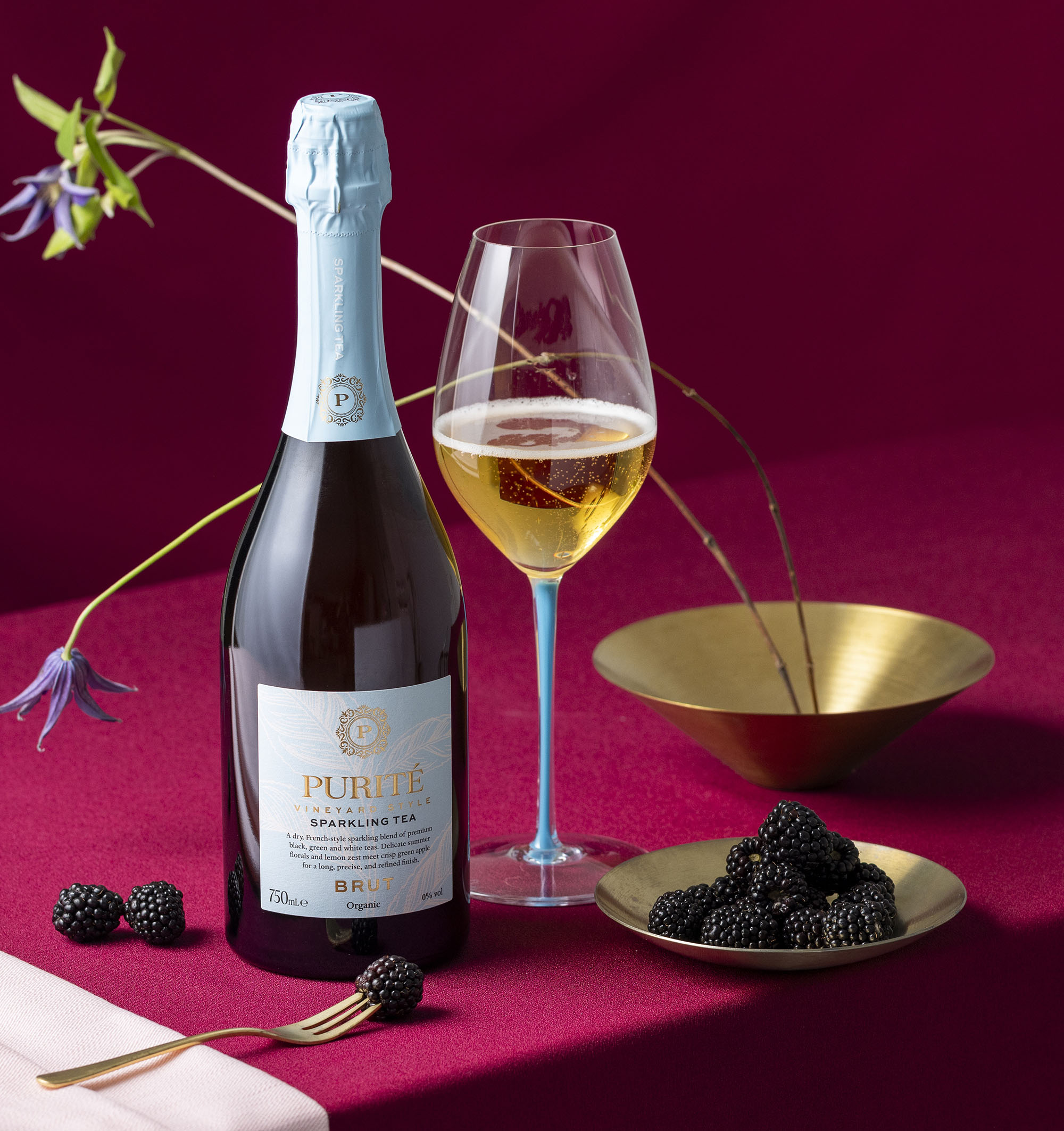 Purité Brut Sparkling Tea Vineyard Style