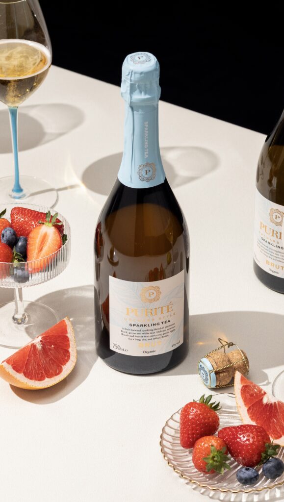 Purité Orchard sparkling tea
