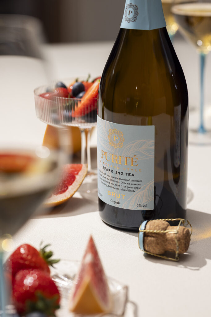 Purité Vineyard sparkling tea